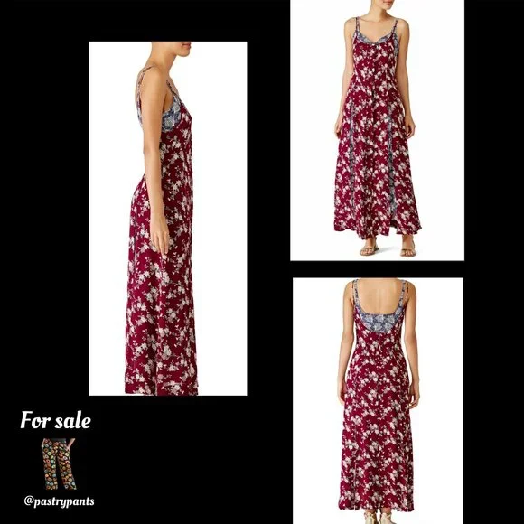 Cinq à Sept layered French boho chic Printed Nathalia Maxi Dress sz 6 $595 retai - Picture 2 of 3